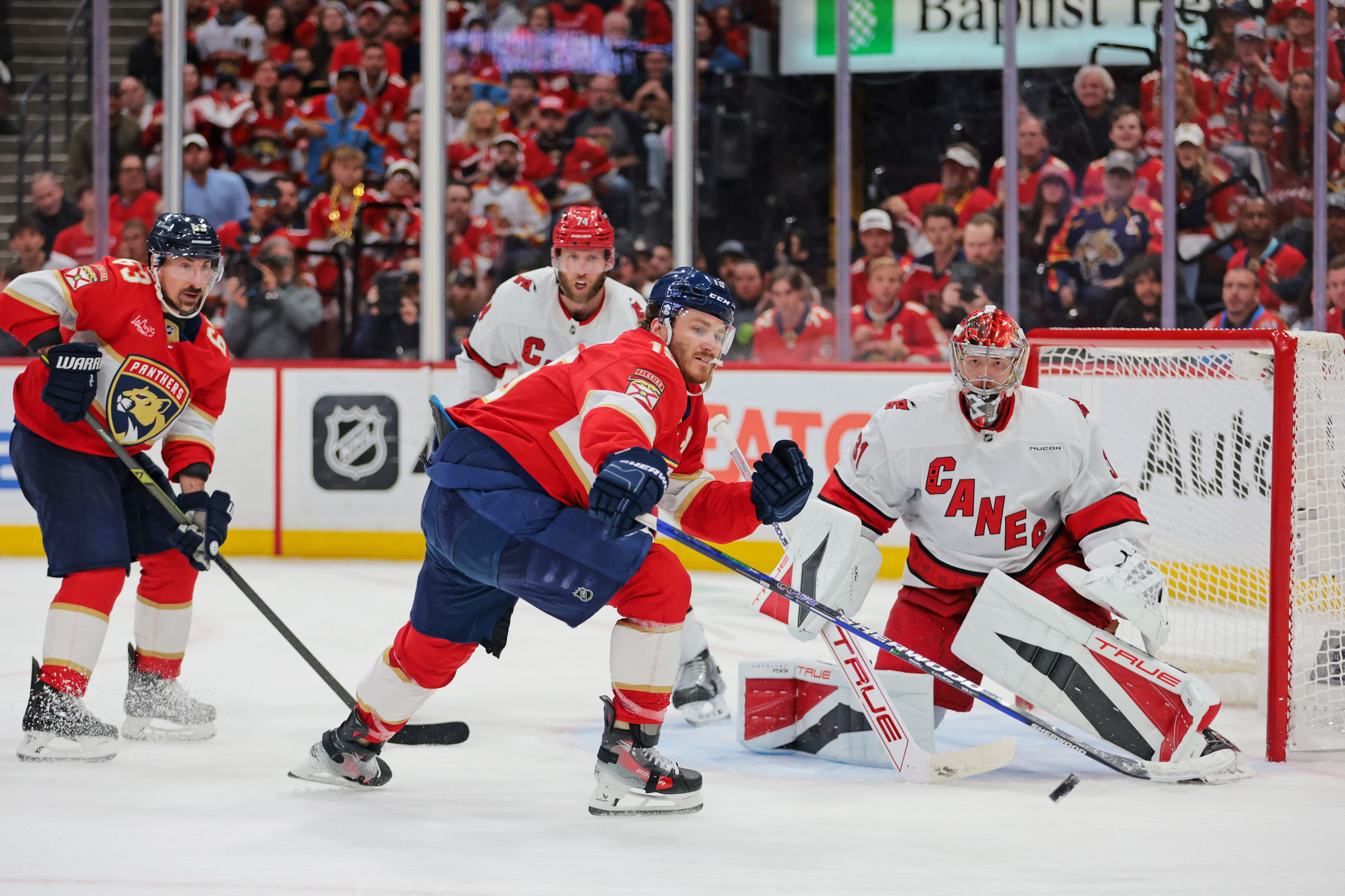 The Panthers are still heavy favorites in the series (Imagn)